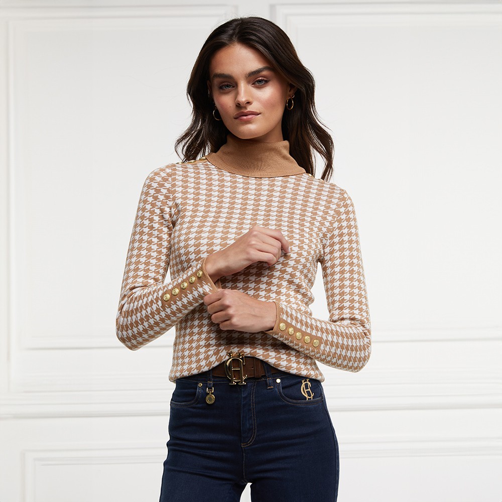 with cheap price to get top brand Holland Cooper Classic Roll Neck