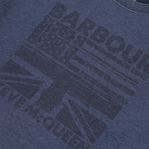 barbour steve mcqueen flags sweater at oxygenclothing.co.uk