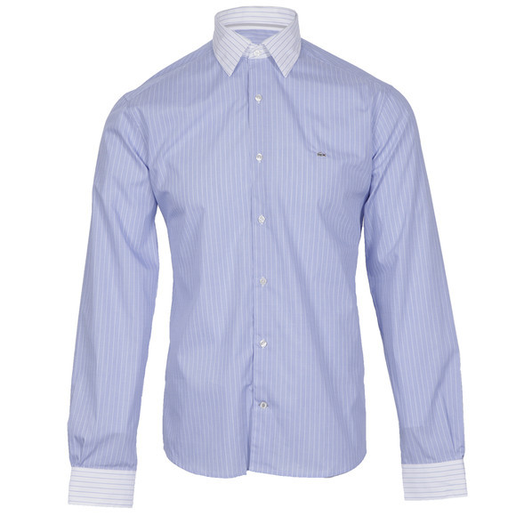 Lacoste white collar shirt