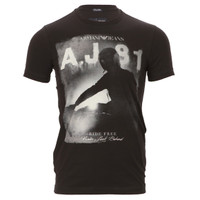 Armani Jeans Printed T-Shirt at Oxygenclothing.co.uk