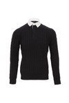 Gant Mens Blue Gant Navy Cotton Cable Rugger