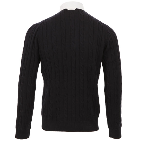 Gant Mens Blue Gant Navy Cotton Cable Rugger main image