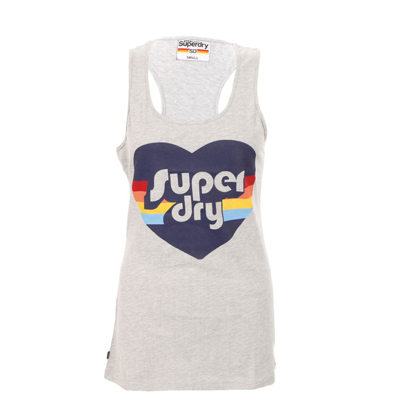 Superdry Womens Grey Superdry Love Dance Vest #1
