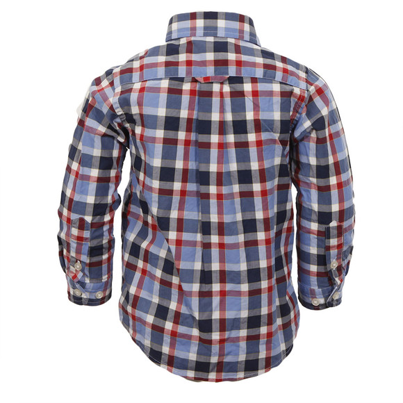 Gant Boys Red Gant M.M. Laundered Poplin Check Shirt main image