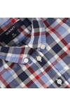 Gant Boys Red Gant M.M. Laundered Poplin Check Shirt