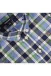 Gant Boys Green Gant M.M. Laundered Poplin Check Shirt