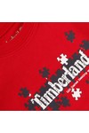Timberland Boys Red Timberland T95646 Crew Tee