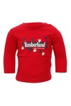 Timberland Boys Red Timberland T95646 Crew Tee