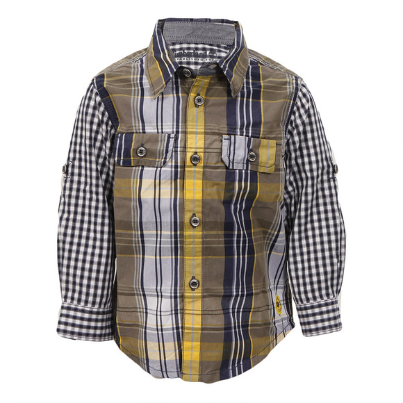 Timberland Boys Blue Timberland T05D12 Check Shirt main image