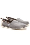 Toms Mens Grey Toms Grey Denim Stitchout Canvas