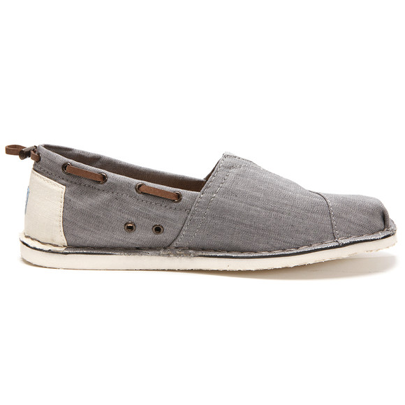 Toms Mens Grey Toms Grey Denim Stitchout Canvas main image