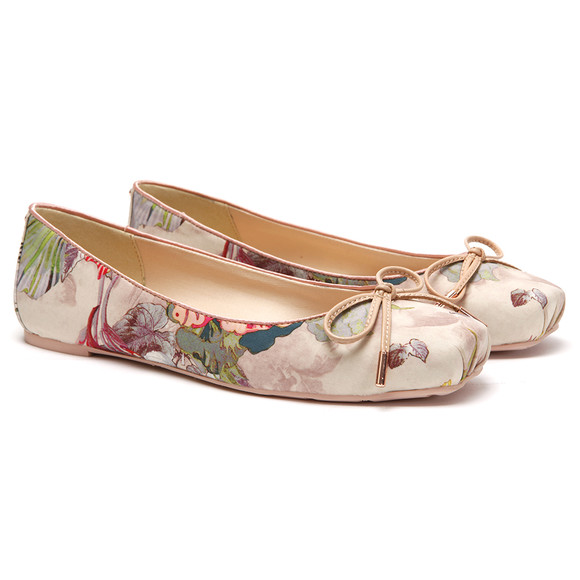Ted Baker Womens Pink Charee Textile Ballet Pump #2