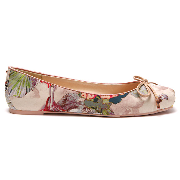 Ted Baker Womens Pink Charee Textile Ballet Pump #1