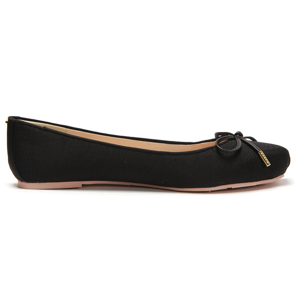 Ted Baker Womens Black Charee Textile Ballet Pump #1
