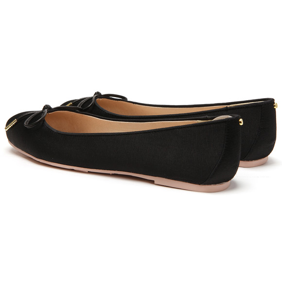 Ted Baker Womens Black Charee Textile Ballet Pump #3