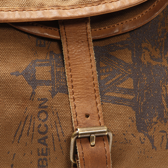 Barbour Lifestyle Mens Brown Barbour Washed Canvas Tarras Bag main image