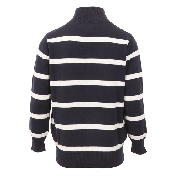 Gant Boys Blue Gant M.T. Cotton Big Breton Half Zip Jumper main image