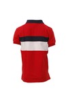 Gant Boys Red Gant Boys M.T. Chest Stripe Pique Polo