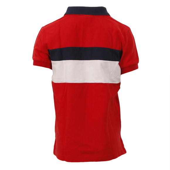 Gant Boys Red Gant Boys M.T. Chest Stripe Pique Polo main image