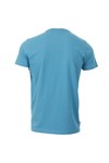 Franklin & Marshall Mens Blue Large Classic Logo Crew Tee
