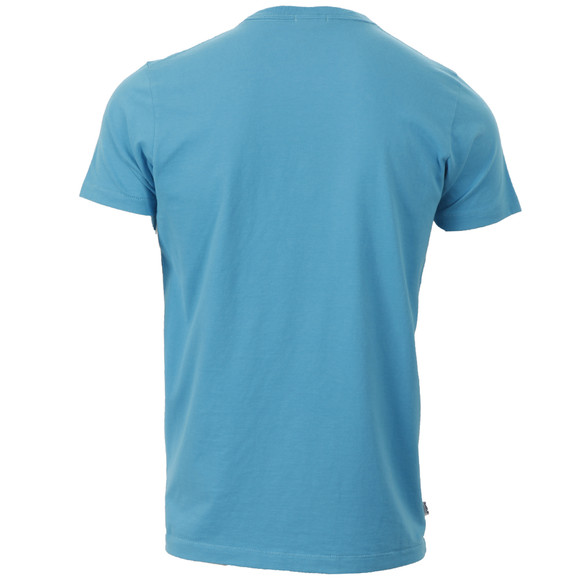 Franklin & Marshall Mens Blue Large Classic Logo Crew Tee main image