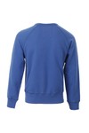 Franklin & Marshall Mens Blue Embroidered Logo Crew Sweat