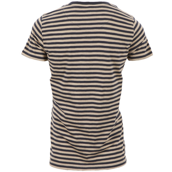 Suit Mens Blue Suit Barry Navy Stripe Crew Tee main image