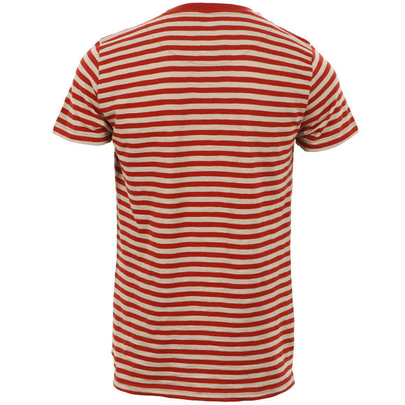 Suit Mens Red Suit Barry Red Stripe Crew Tee main image