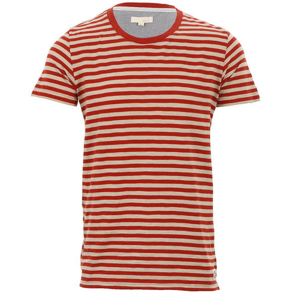 Suit Mens Red Suit Barry Red Stripe Crew Tee main image