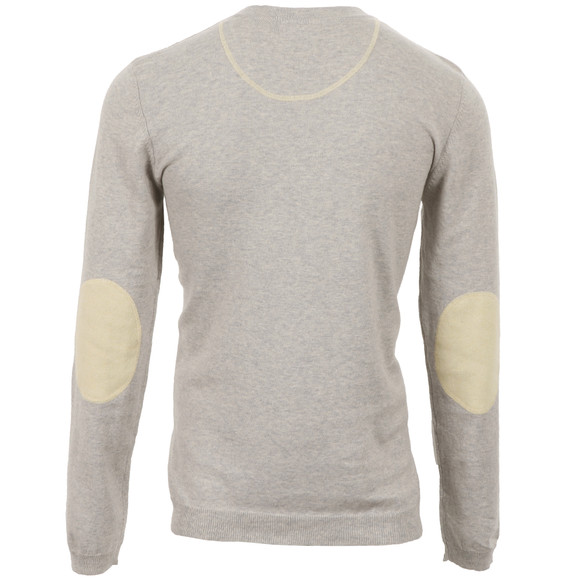 Suit Mens Grey Suit Casper Light Grey Crew Jumper main image