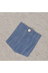 Suit Mens Grey Suit Boy Pocket Crew Sweat