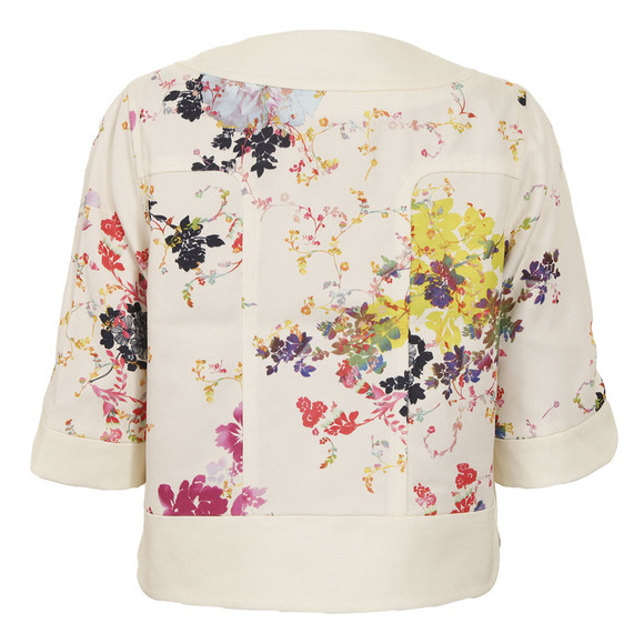 Ted Baker Womens White Ted Baker Zohe Summer Bloom Print Jacket #3