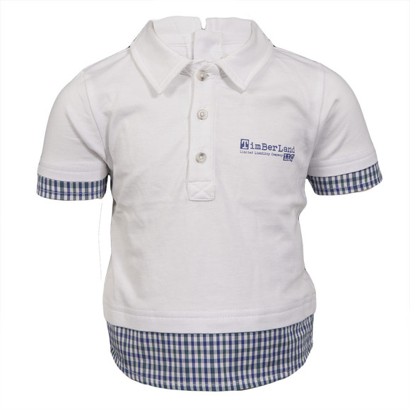 Timberland Boys White Timberland T95647 Polo main image