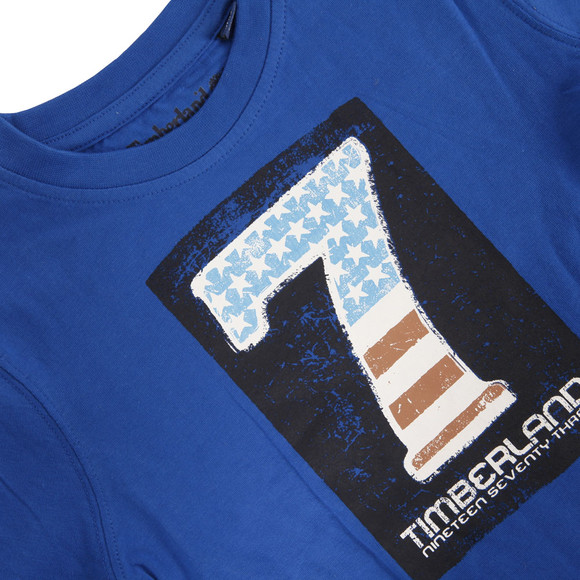Timberland Boys Blue Timberland T24F02 Crew Tee main image
