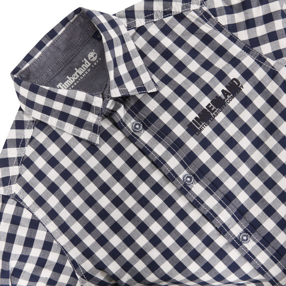 Timberland Boys Blue Timberland T25F16 Check Shirt main image