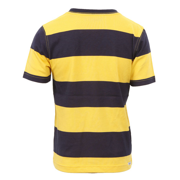 Timberland Boys Black Timberland T25F43 Stripe Crew Tee main image