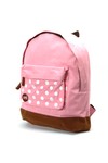Mi Pac Unisex Pink Polkadot Pocket Print Backpack