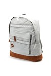 Mi Pac Unisex Grey Nordic Pocket Print Backpack