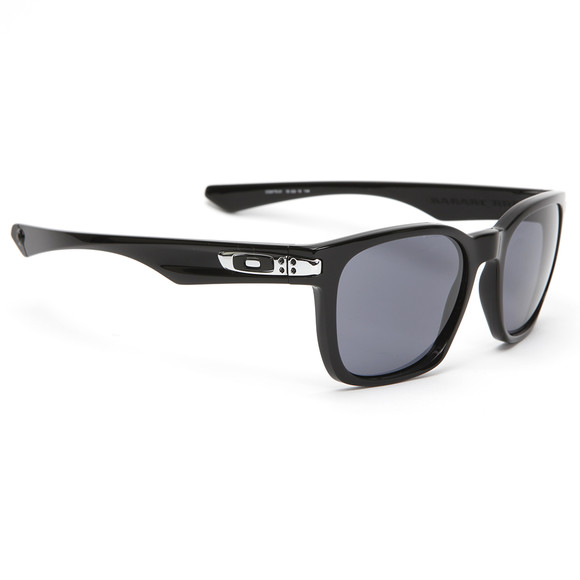 Oakley Mens Black Oakley Garage Rock Polished Black/Grey Sunglasses main image