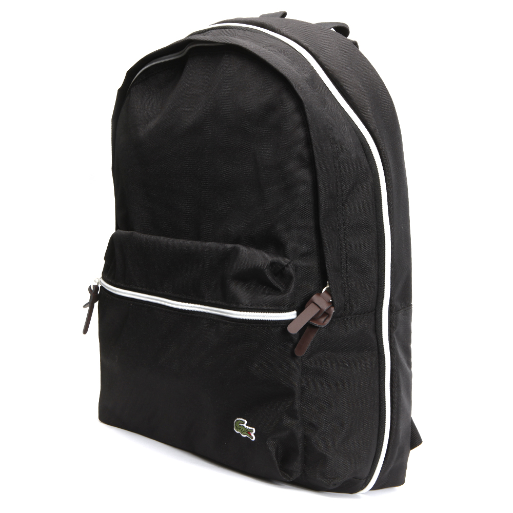 LACOSTE BLACK MINI BACKPACK 7A6213