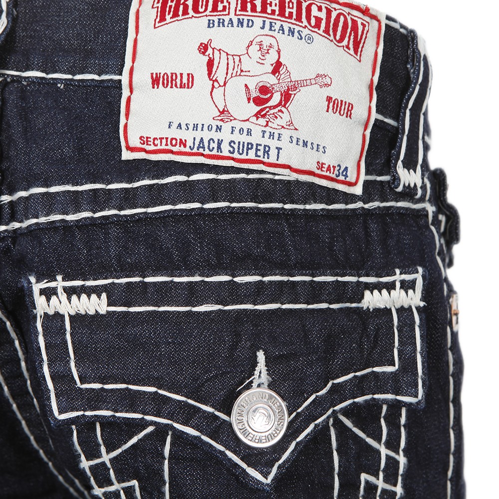 True Religion Jack Natural Super T Body Rinse Jean | Oxygen Clothing