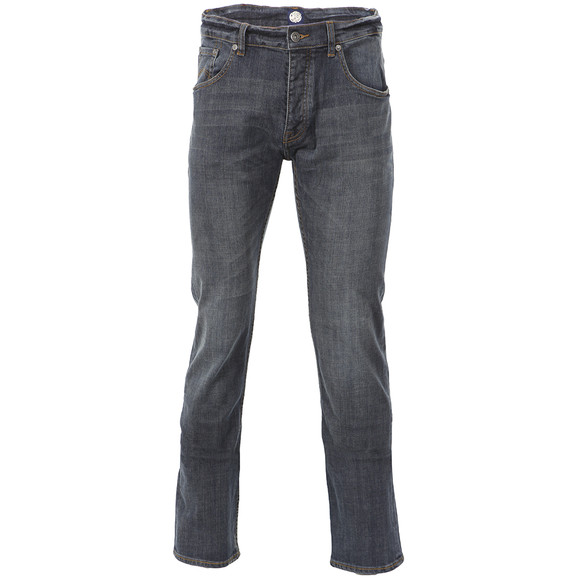 Pretty Green Mens Blue Pretty Green Stone Wash Straight Jean main image