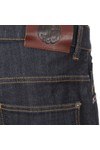 Pretty Green Mens Blue Pretty Green Raw Straight Jean
