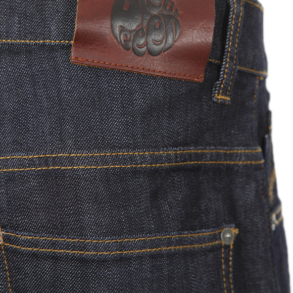 Pretty Green Mens Blue Pretty Green Raw Straight Jean main image
