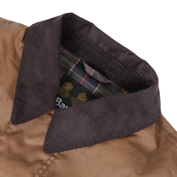 Barbour Lifestyle Mens Brown Barbour Lowland Bark Wax Jacket #2