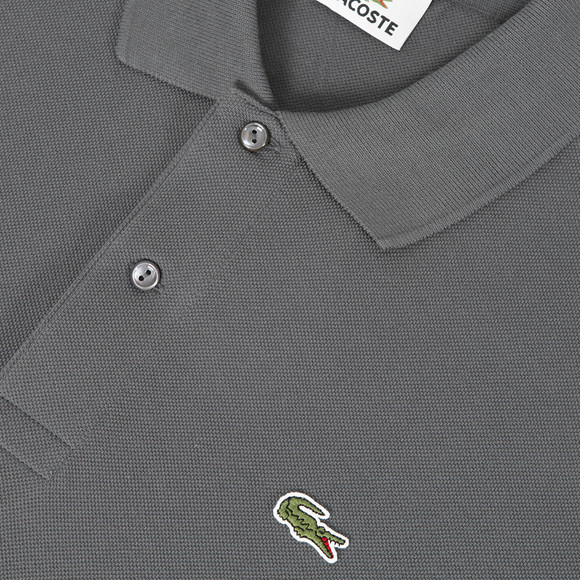 Lacoste Mens Grey Lacoste L1212 Lauze Plain Polo Shirt #4