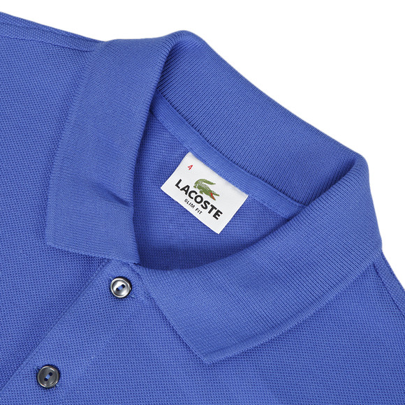 Lacoste Mens Blue Lacoste PH1211 Obscurite Slim Fit Polo Shirt #2