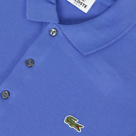 Lacoste Mens Blue Lacoste PH1211 Obscurite Slim Fit Polo Shirt #4