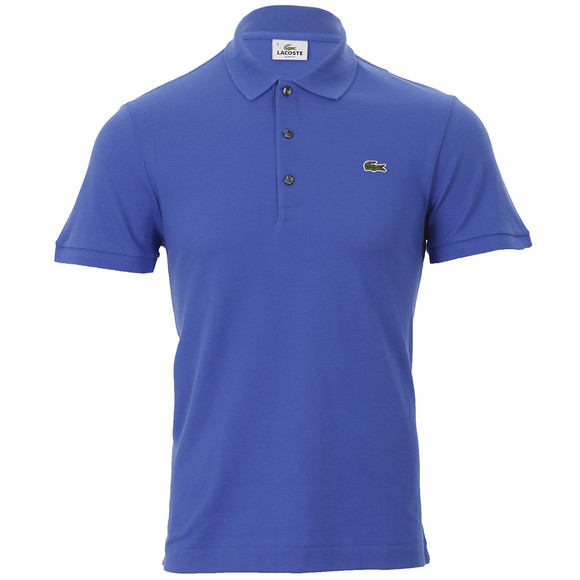 Lacoste Mens Blue Lacoste PH1211 Obscurite Slim Fit Polo Shirt #1