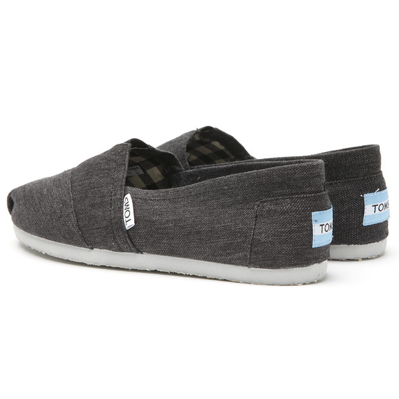Toms Mens Grey Classic Canvas Espadrilles main image